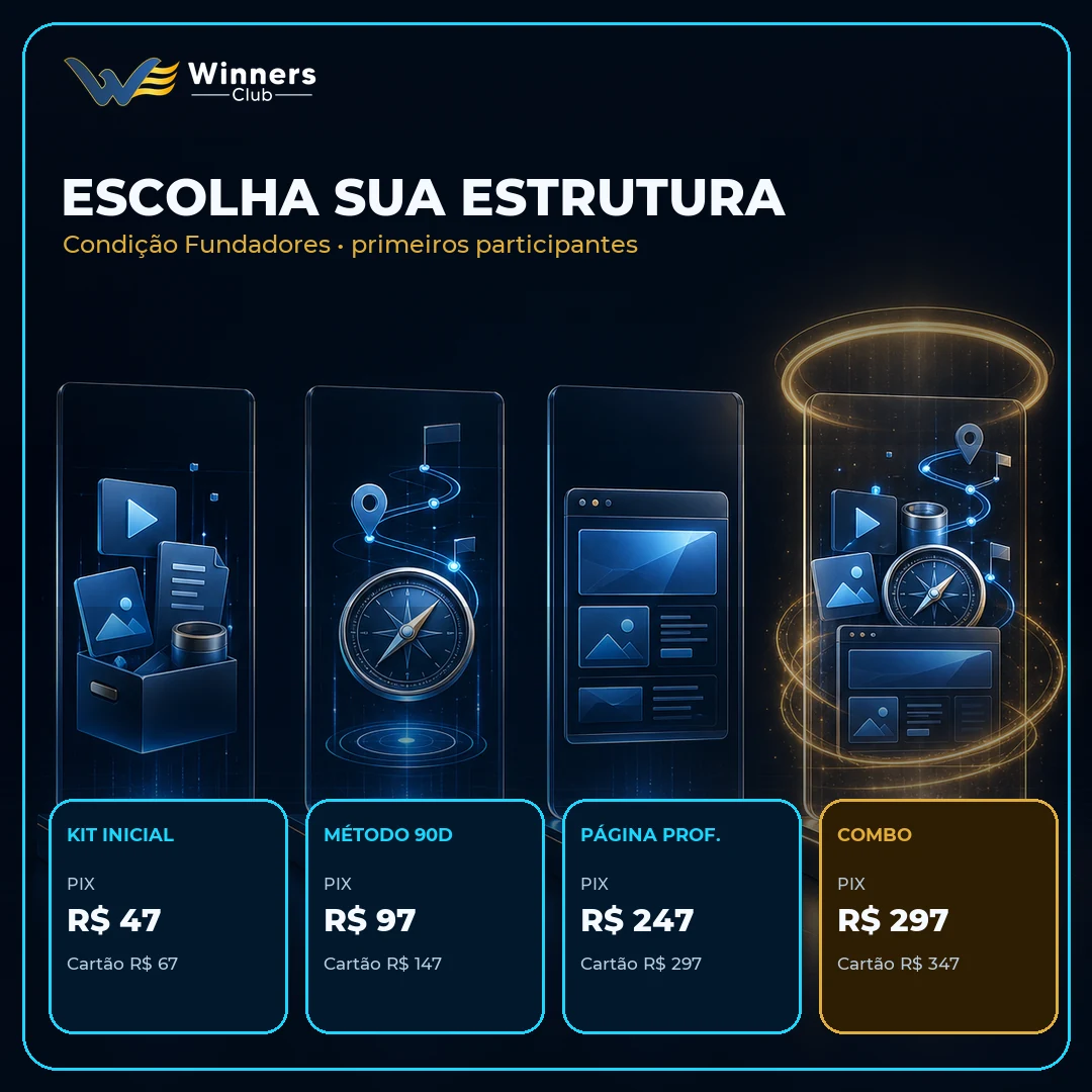 Comparativo das soluções Winners Club
